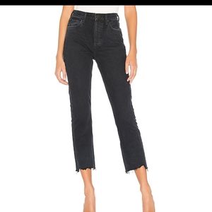 Agolde high rise riley crop jeans size 24